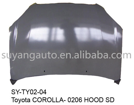 TOYOTA COROLLA HOOD SD
