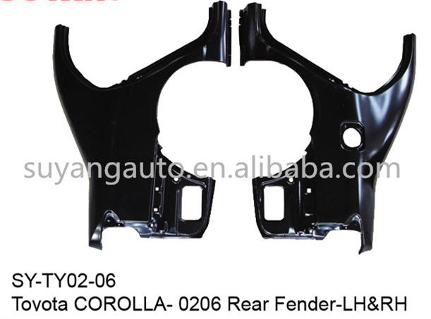 TOYOTA COROLLA REAR FENDER LH&RH